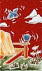 Adirondack Chair & Birds